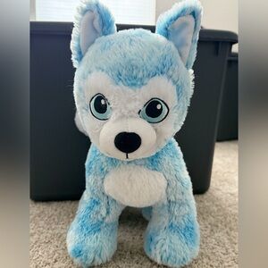 Build-A-Bear Blue Blast Husky Plush Limited Edition Stuffed Dog